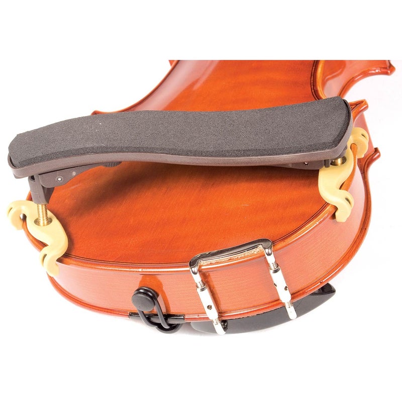 Kun Collapsible Mini Shoulder Rest 1/4-1/8 Violin - Brown - Image 4